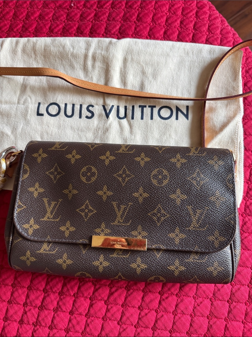 AUTHENTIC LV  Favorite Monogram Shoulder/Crossbody Bag